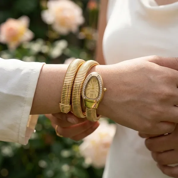 Luxury_Gold_Serpent_Wrap_Watch__Diamond_Bezel_Tubogas_Coil_Timepiece_for_Women