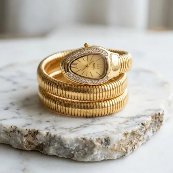 Luxury_Gold_Serpent_Wrap_Watch__Diamond_Bezel_Tubogas_Coil_Timepiece_for_Women