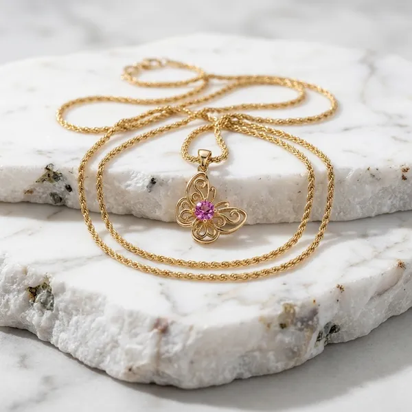 Golden_Flutter_Butterfly_Pendant_Chain