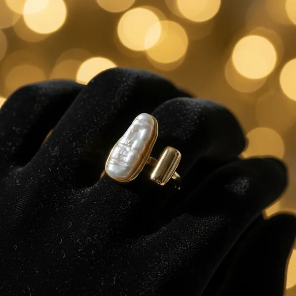 Artistic_Baroque_Pearl_&_Gold_Open_Statement_Ring_-_Size_7