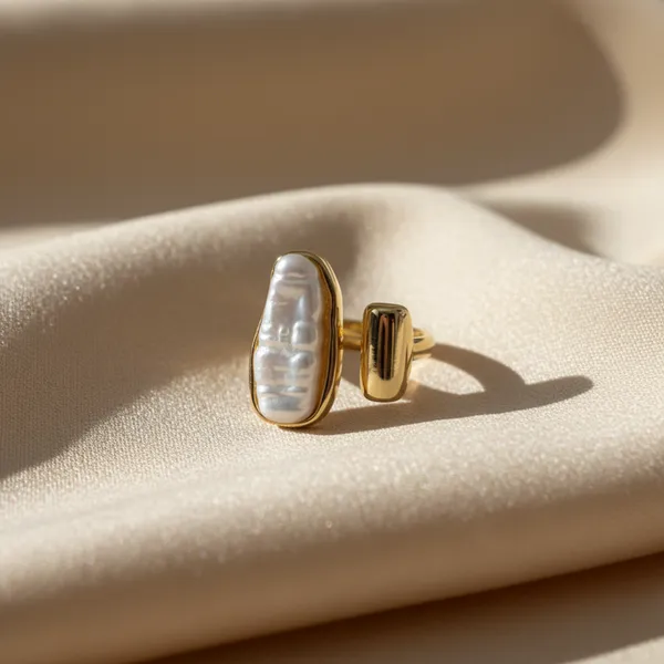 Artistic_Baroque_Pearl_&_Gold_Open_Statement_Ring_-_Size_7