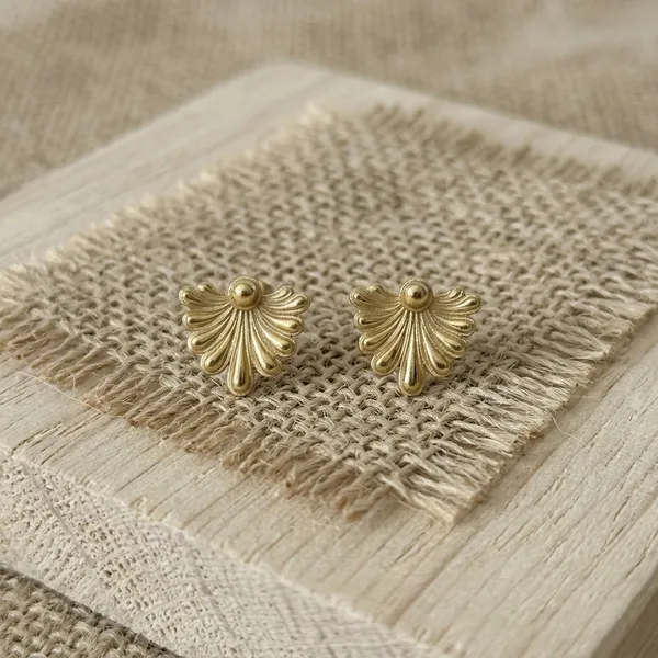 Vintage_Gold_Art_Deco_Fan_Earrings