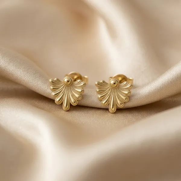 Vintage_Gold_Art_Deco_Fan_Earrings