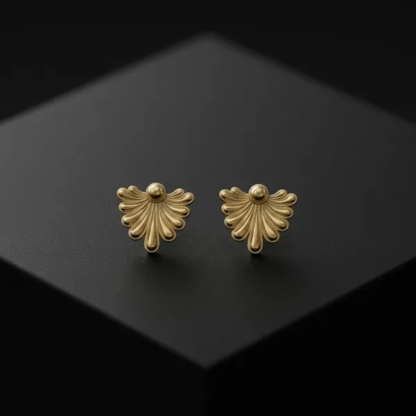 Vintage_Gold_Art_Deco_Fan_Earrings