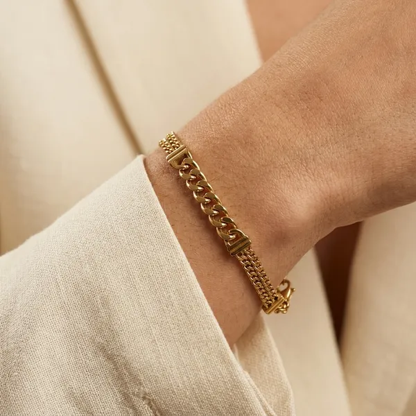 Elegant_Multi-Link_Gold_Bracelet