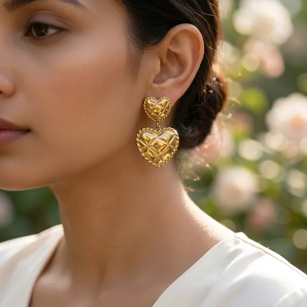 Vintage-Inspired_Quilted_Gold_Heart_Statement_Earrings