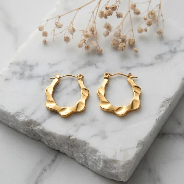 Gilded_Wave_Texture_Hoop_Earrings