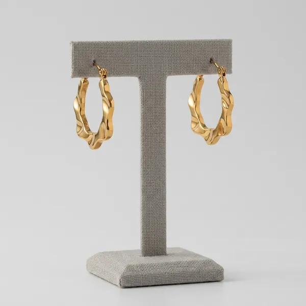 Gilded_Wave_Texture_Hoop_Earrings