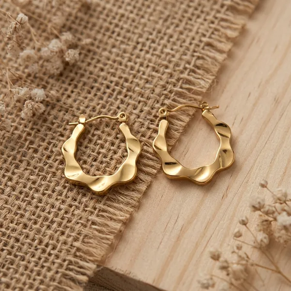 Gilded_Wave_Texture_Hoop_Earrings