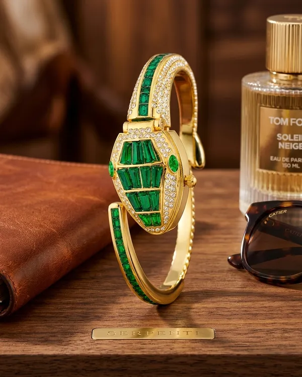 NeoFashy_Luxury_Emerald_Cuff_Watch_for_Women