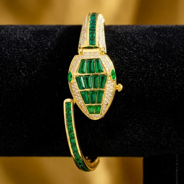 NeoFashy_Luxury_Emerald_Cuff_Watch_for_Women