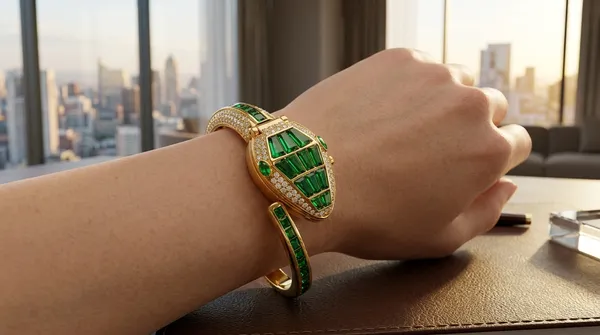 NeoFashy_Luxury_Emerald_Cuff_Watch_for_Women