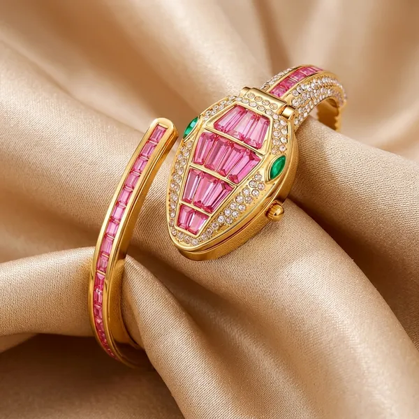 NeoFashy_Luxury_Pink_Crystal_Cuff_Watch_for_Women