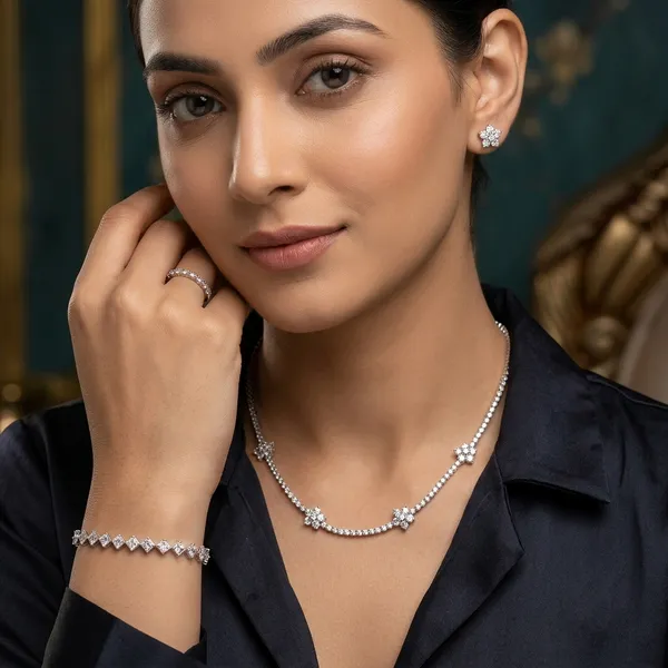 Neofashy_Asteria_Floral_Tennis_Necklace_&_Bracelet_Jewellery_Set_|_Anti-Tarnish_CZ_Bridal_Set