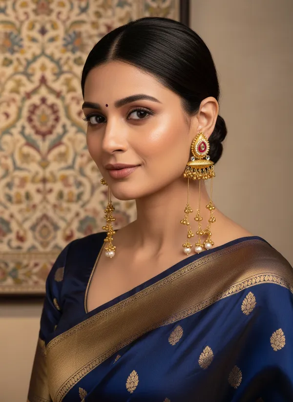 Kashmiri_Earrings_Gold-Plated_Earring_Traditional_Long_Sahara_Style
