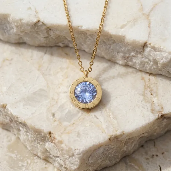 Timeless_Roman_Numeral_Lavender_Crystal_Chain