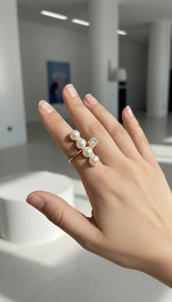 Luminous_Pearl_&_Solitaire_Crystal_Open_Wrap_Ring_-_Size_6