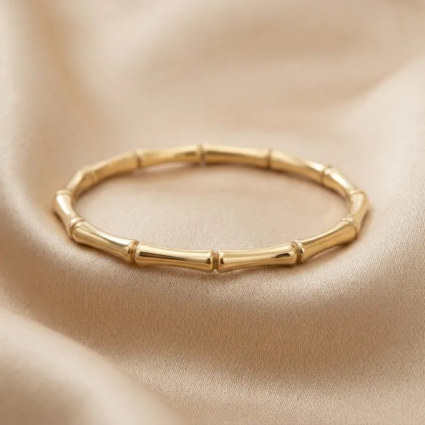 Luxury_Gold_Bamboo_Stretch_Bracelet_for_Women_|_Minimalist_Stackable_Bangle_Jewelry
