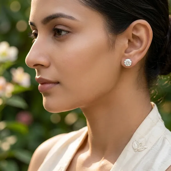 Silver_Diamond_Stud_Earring
