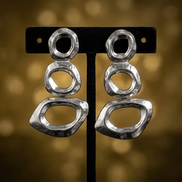 Hammered_Silver_Geometric_Earrings