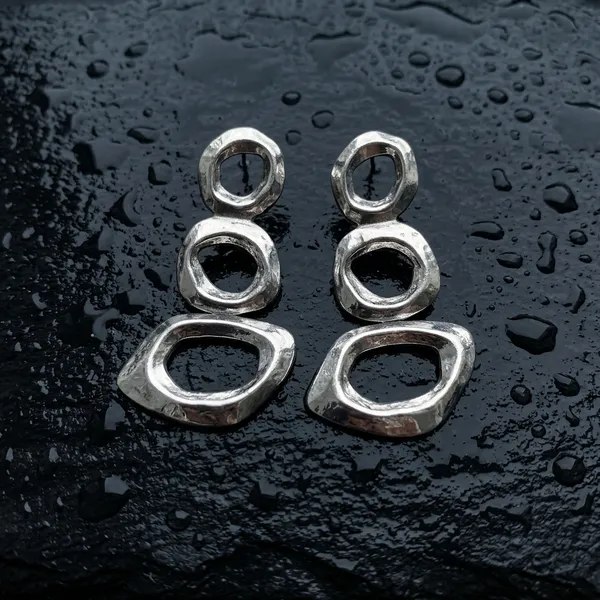 Hammered_Silver_Geometric_Earrings