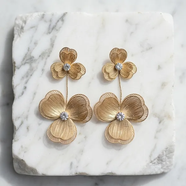 Golden_Clover_Statement_Earrings