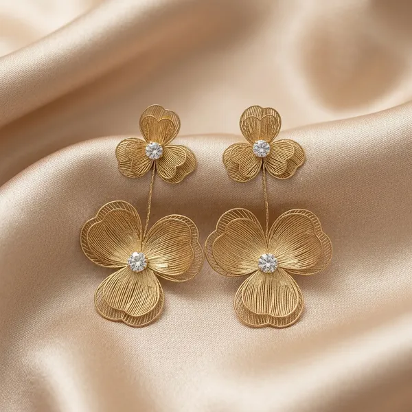Golden_Clover_Statement_Earrings