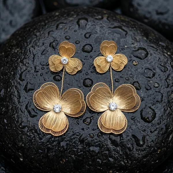 Golden_Clover_Statement_Earrings