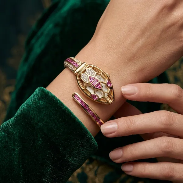 Nimi_House_Luxury_Hidden_Dial_Crystal_Bracelet_Watch_For_Women_|_Gold_Plated_Bangle_Watch_|_Quartz_Analog_Fashion_Watch_|_Party,_Wedding_&_Gift_Wear-Pink