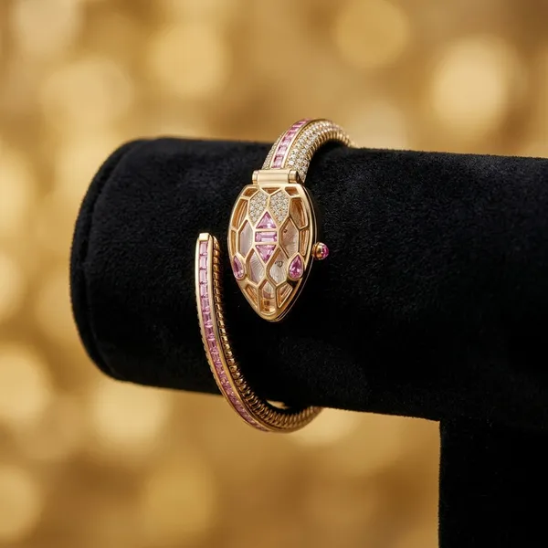 Nimi_House_Luxury_Hidden_Dial_Crystal_Bracelet_Watch_For_Women_|_Gold_Plated_Bangle_Watch_|_Quartz_Analog_Fashion_Watch_|_Party,_Wedding_&_Gift_Wear-Pink
