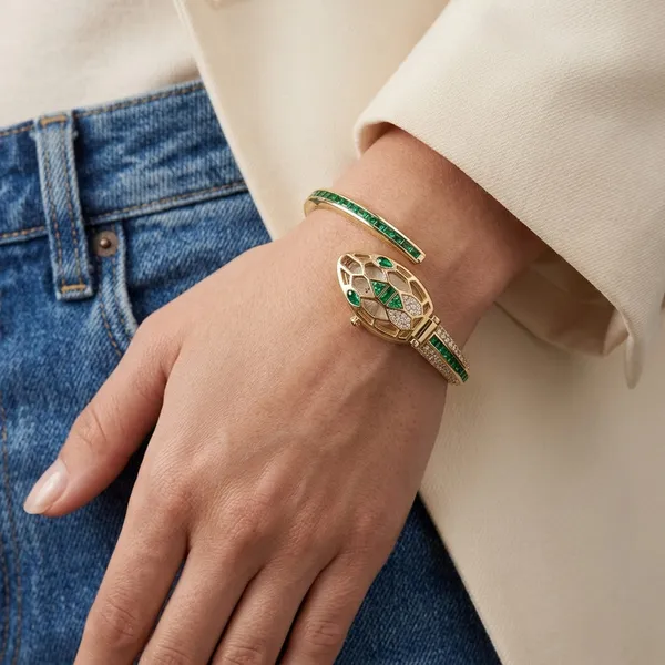 Nimi_House_Luxury_Hidden_Dial_Crystal_Bracelet_Watch_For_Women_|_Gold_Plated_Bangle_Watch_|_Quartz_Analog_Fashion_Watch_|_Party,_Wedding_&_Gift_Wear-Green
