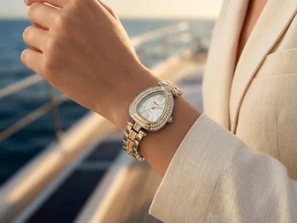 Neofashy_Ivory_Dual_Tone_Crystal_Teardrop_Watch_for_Women