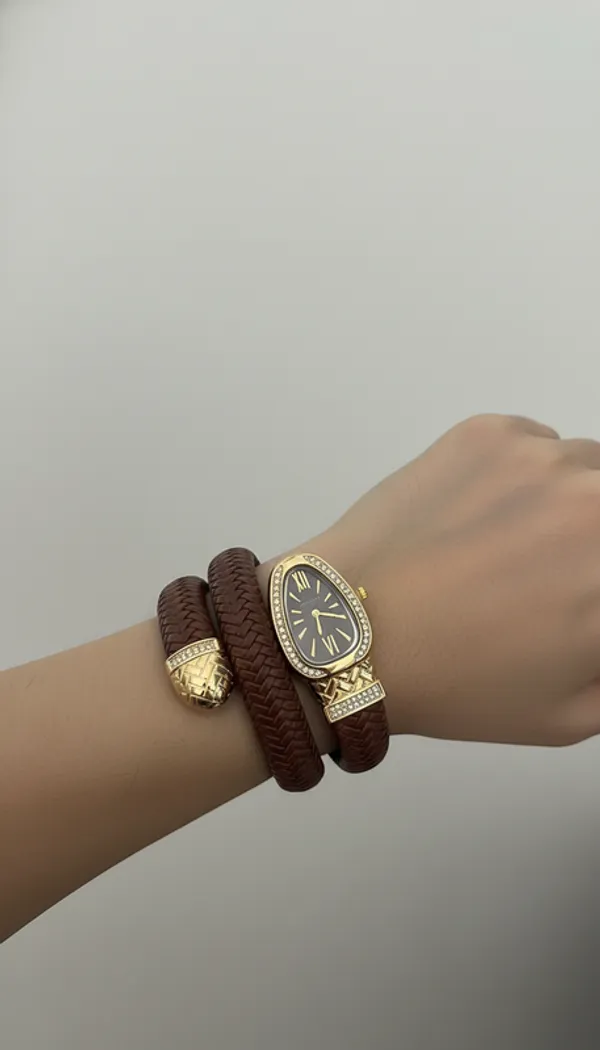 Luxe_Gold_Tone_Crystal_Teardrop_Wrap_Watch