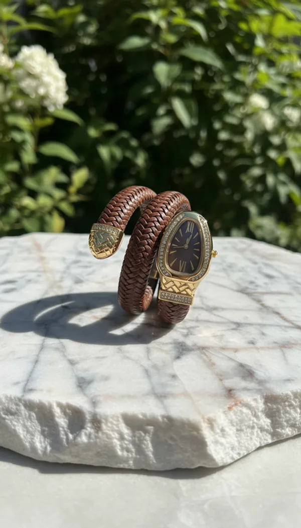 Luxe_Gold_Tone_Crystal_Teardrop_Wrap_Watch