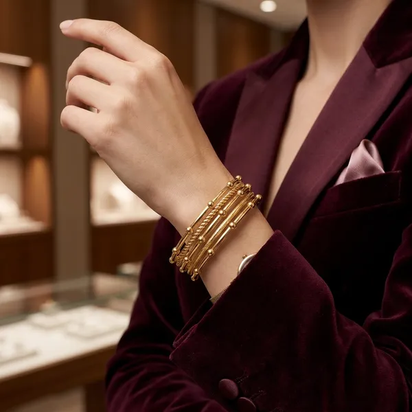 Multi-Strand_Gold_Bangle_Bracelet