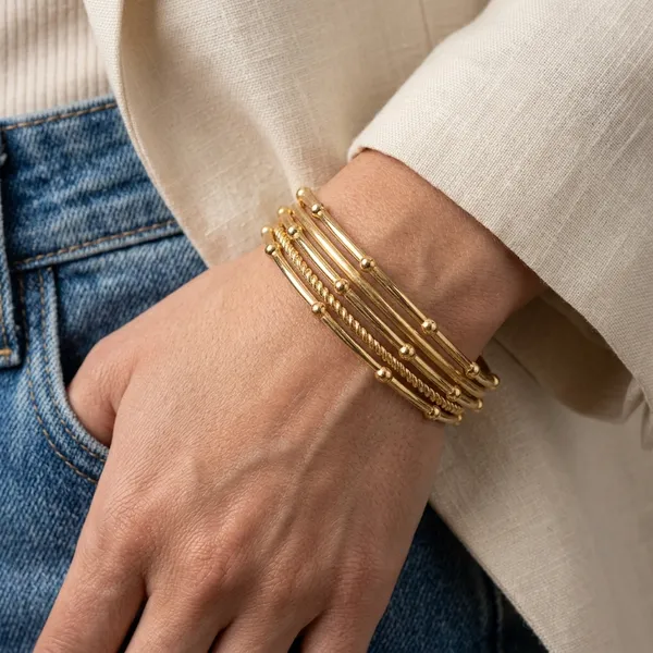 Multi-Strand_Gold_Bangle_Bracelet