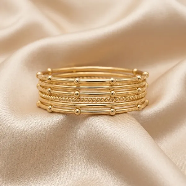 Multi-Strand_Gold_Bangle_Bracelet