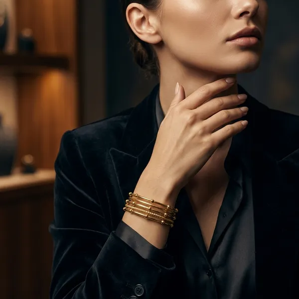 Multi-Strand_Gold_Bangle_Bracelet