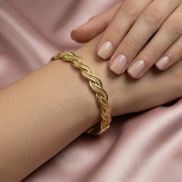 Braided_Gold_Bangle_Bracelet