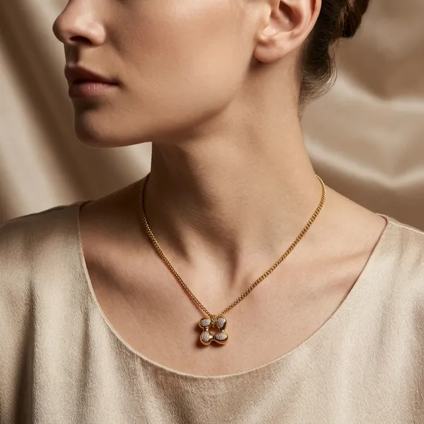 Modern_Sculptural_Gold-Tone_Pendant_Chain