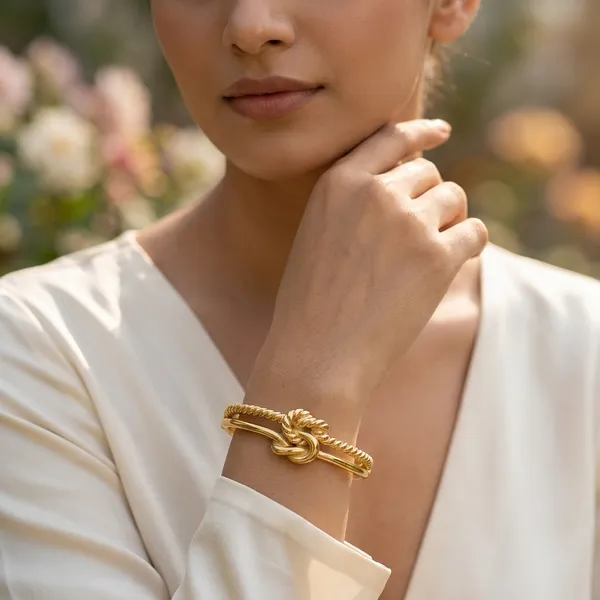 Golden_Knot_Bangle_Bracelet