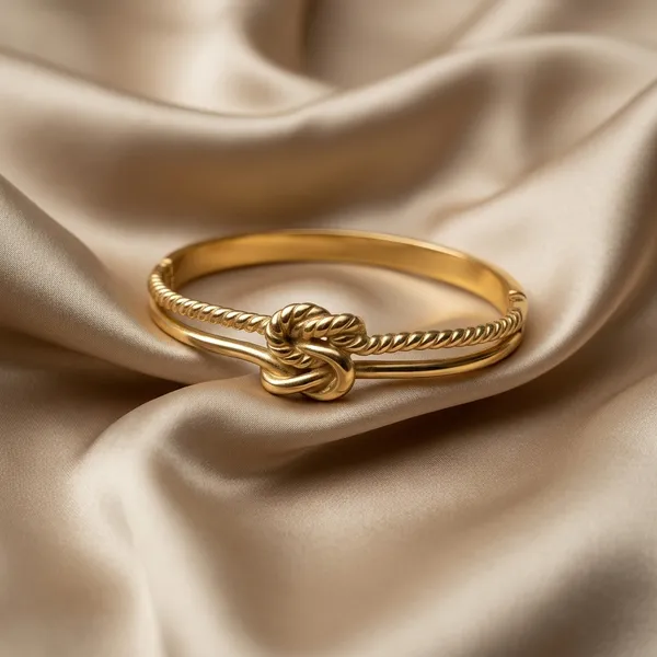 Golden_Knot_Bangle_Bracelet