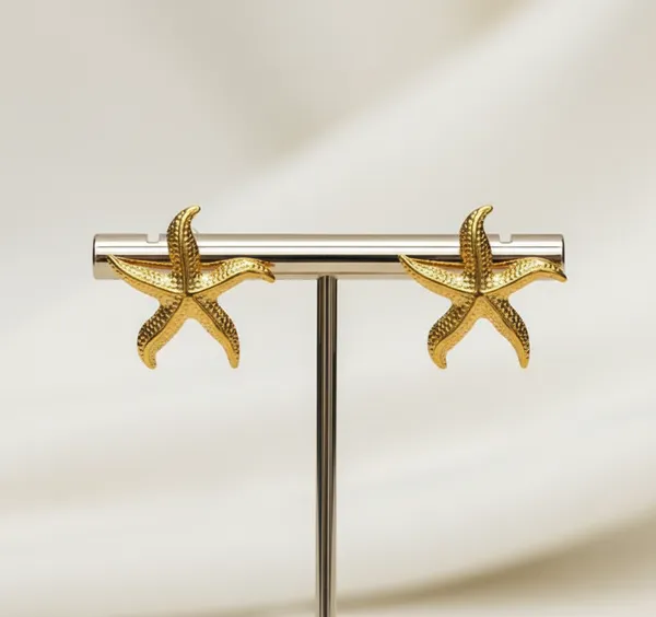 Elegant_Gold_Anti-Tarnish_Starfish_Stud_Earrings_-_Nautical_Jewelry