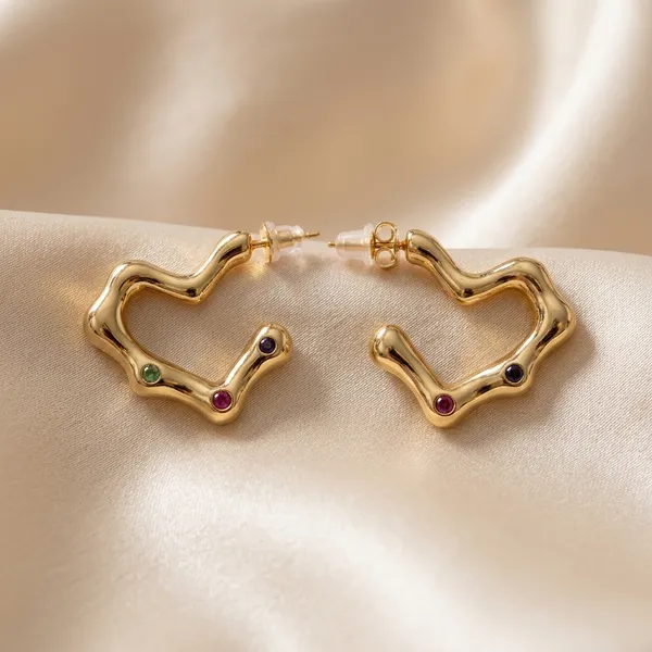 Artisanal_Gemstone_Wave_Earrings