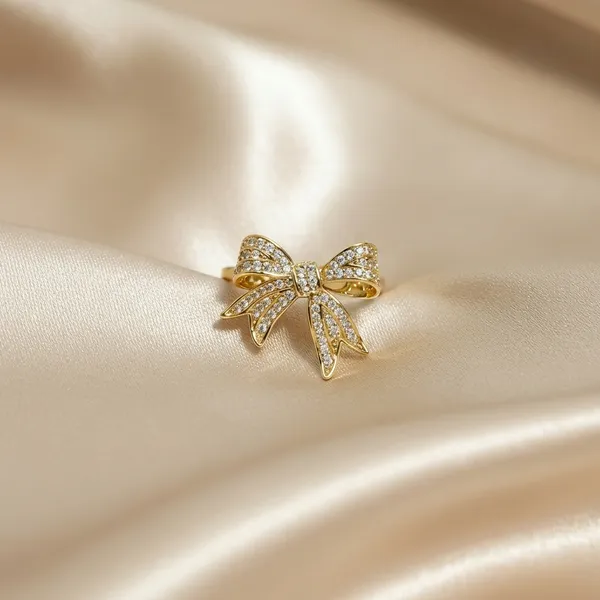 Sparkling_Gold_Bow_Ring