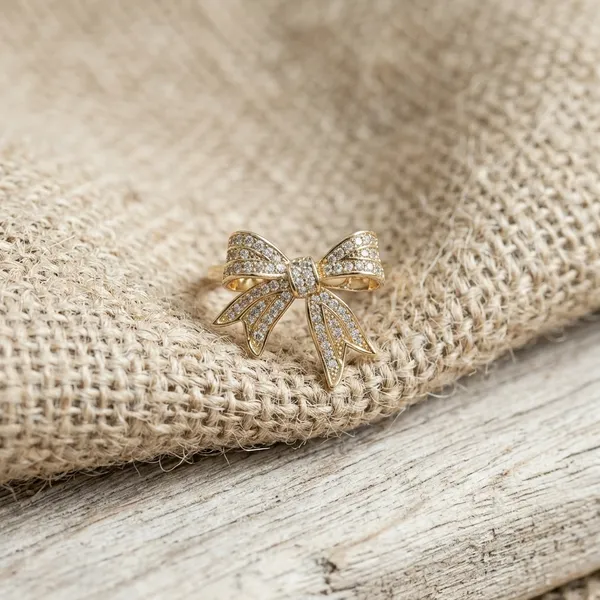 Sparkling_Gold_Bow_Ring
