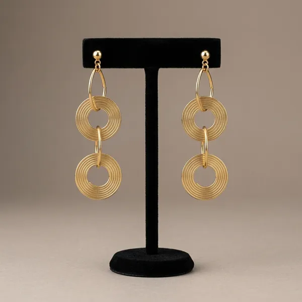 Luminous_Triple-Tier_Textured_Gold_Hoop_Earrings