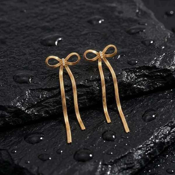 Gilded_Bow_Tassel_Earrings