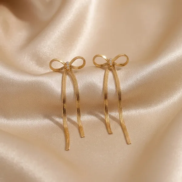 Gilded_Bow_Tassel_Earrings