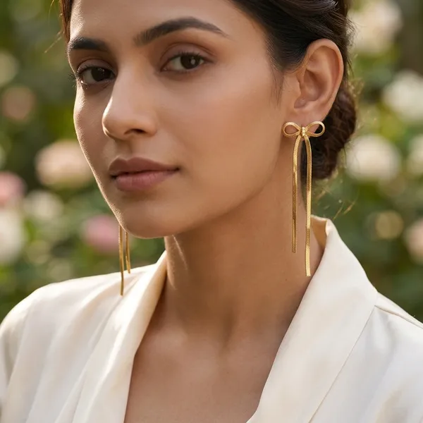 Gilded_Bow_Tassel_Earrings